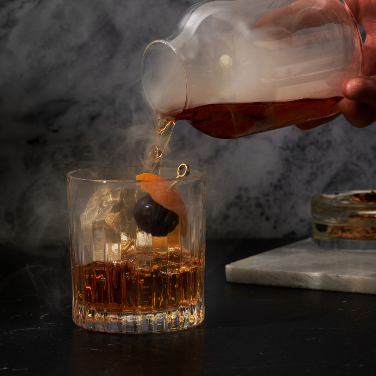 5-Piece Stacking Smoked Cocktail Kit