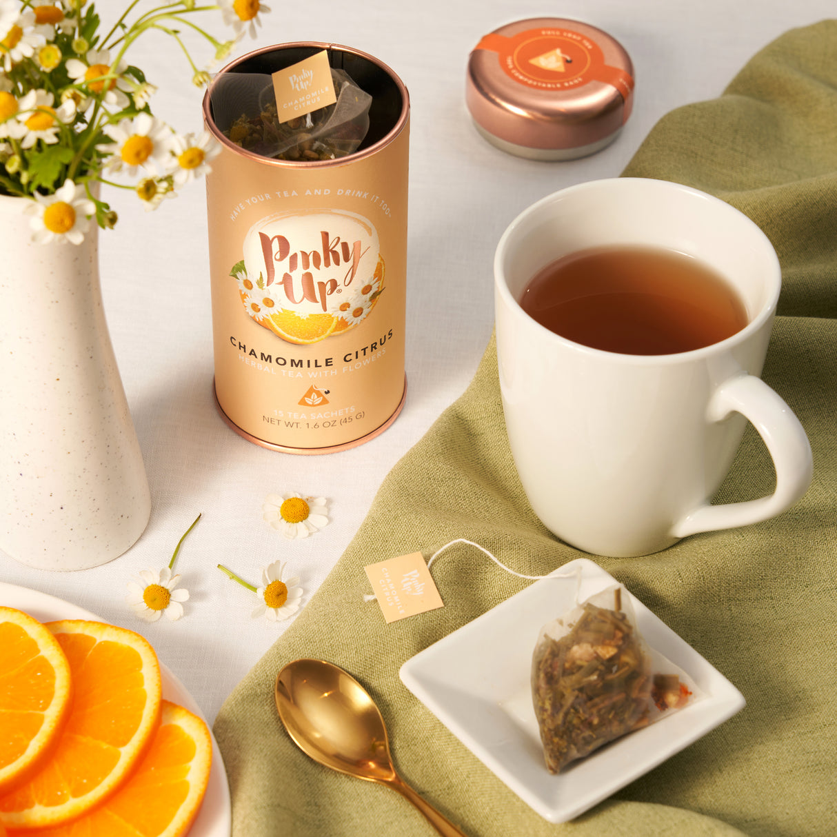 Chamomile Citrus Herbal Tea, 15 Sachets