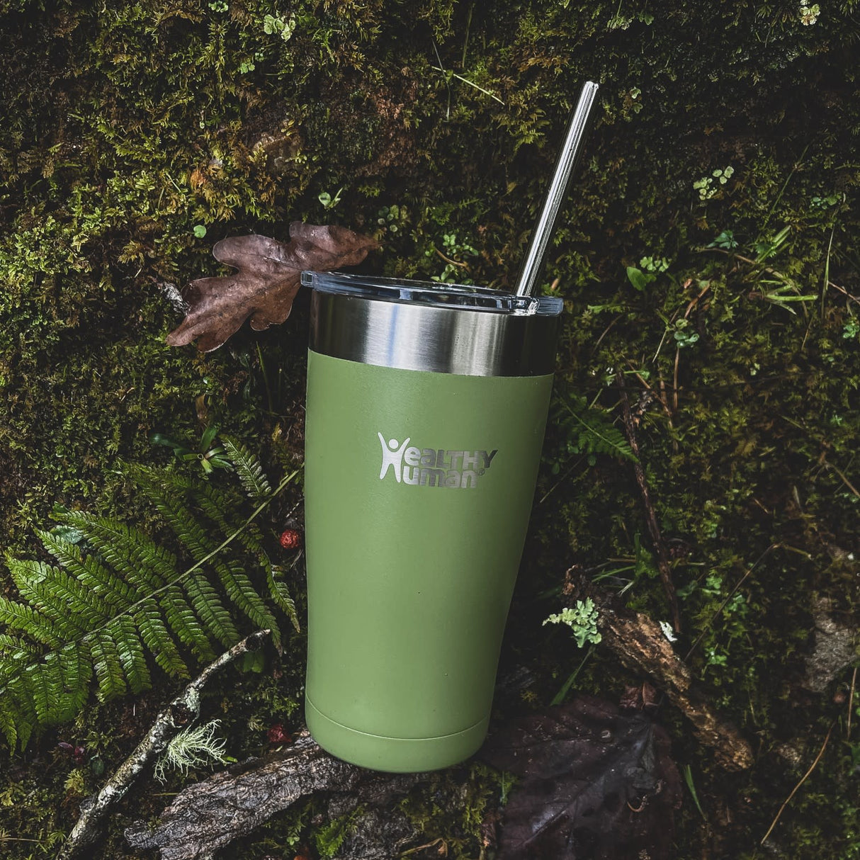 The Cruiser Tumbler in Olive, 20 oz