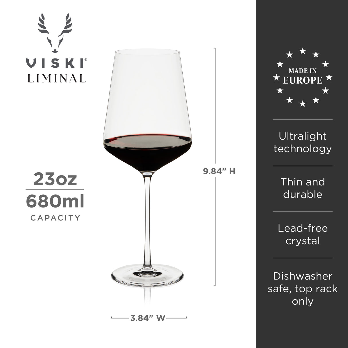 Reserve Liminal Universal Wine Glasses, Set of 2