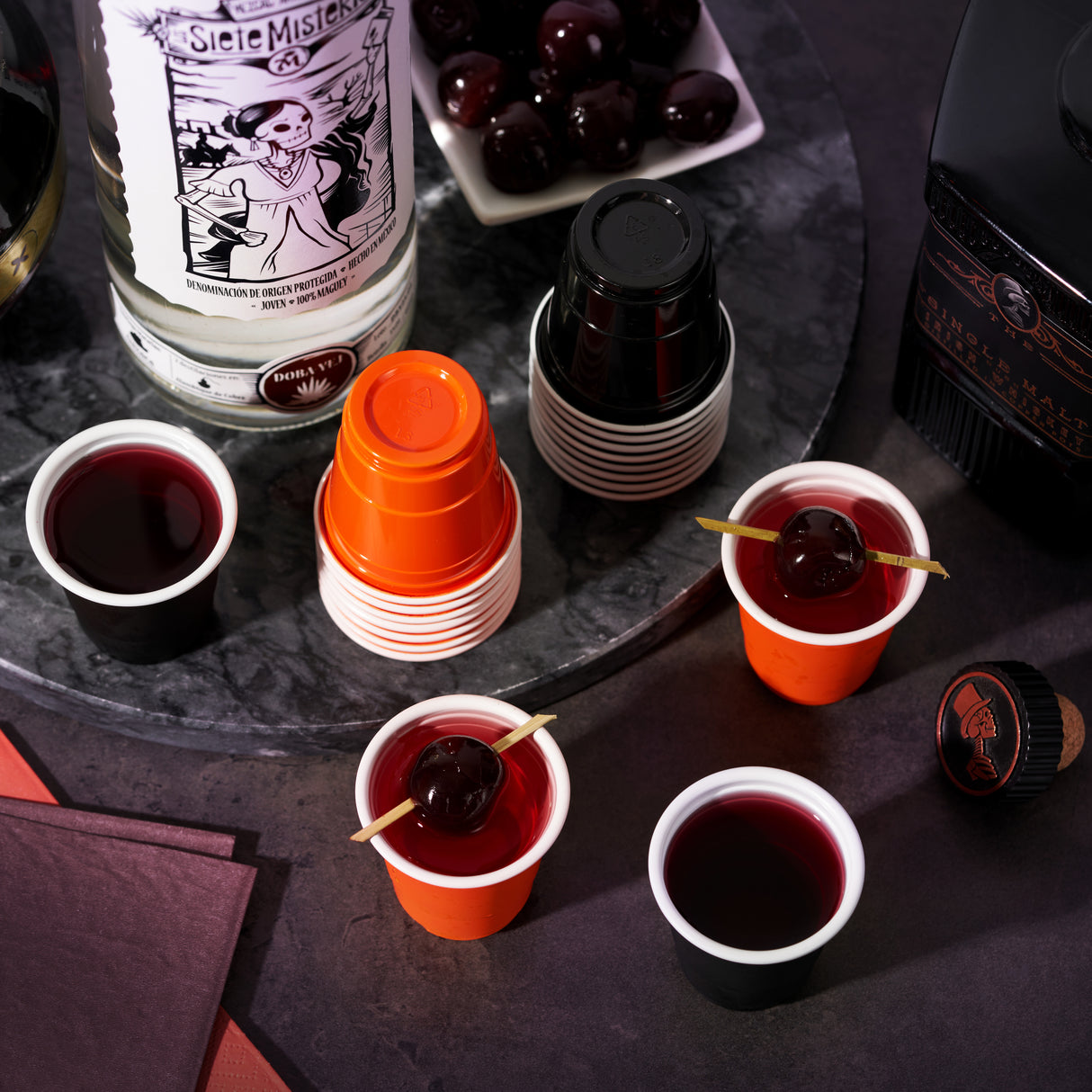 Party 2 oz Lil Spooky's Mini Plastic Shot Cups, Set of 20