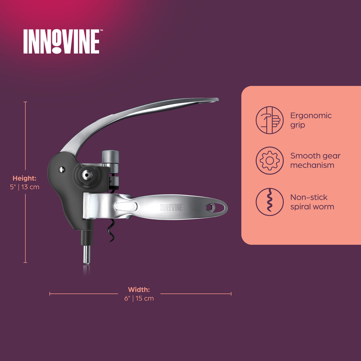Horizontal Lever Corkscrew