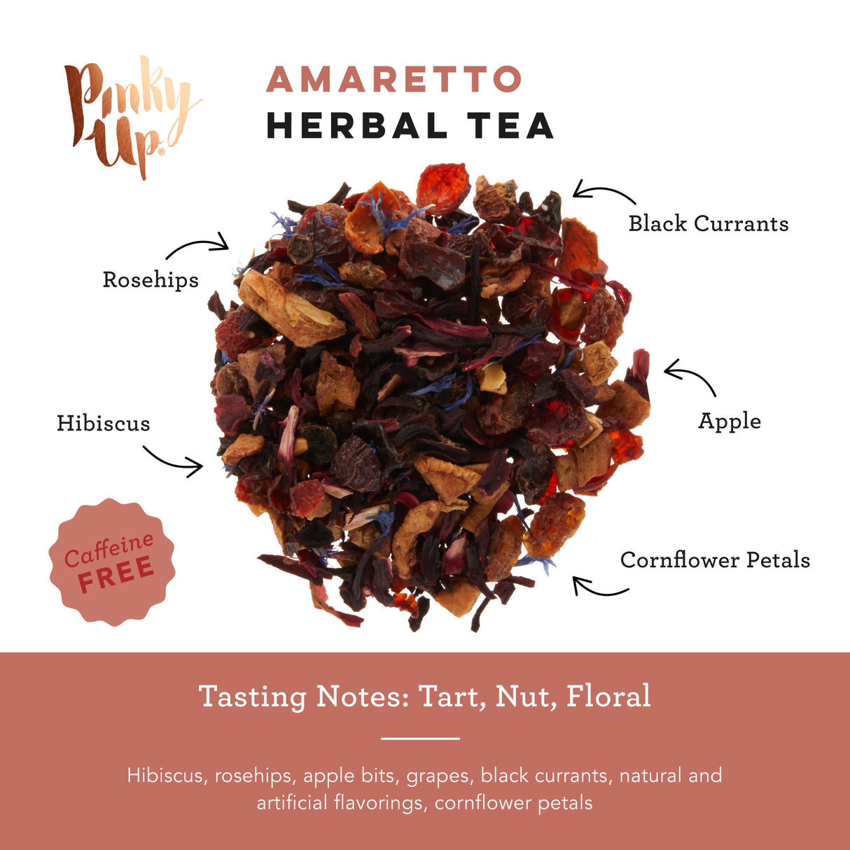 Amaretto Herbal Tea, 15 Sachets