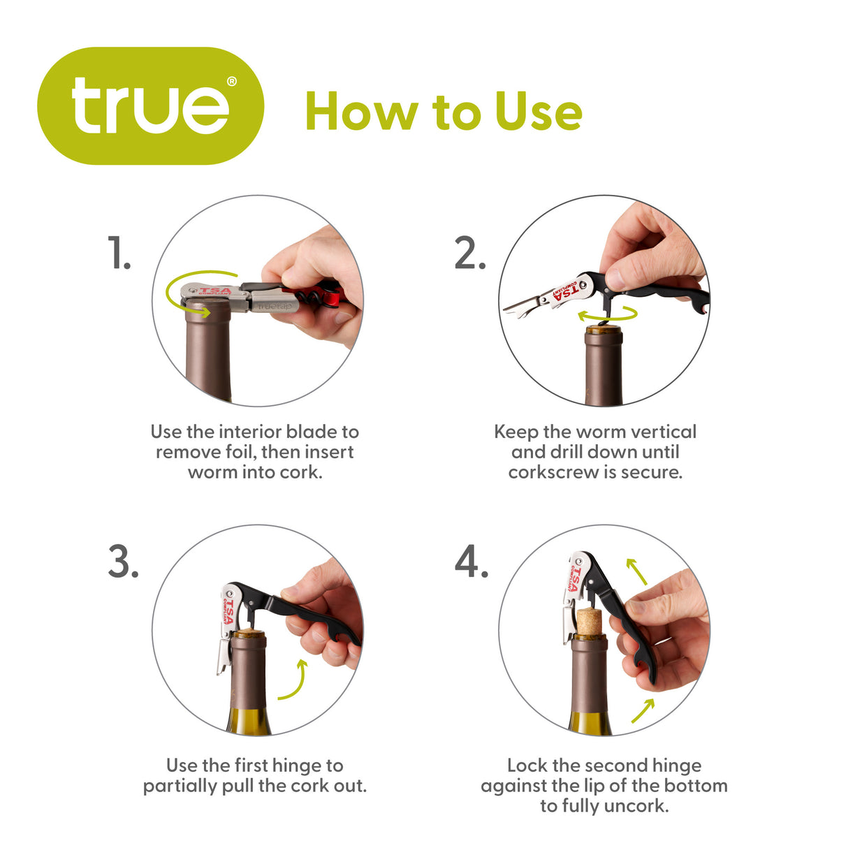 The Jetsetter TSA Compliant Waiter's Corkscrew