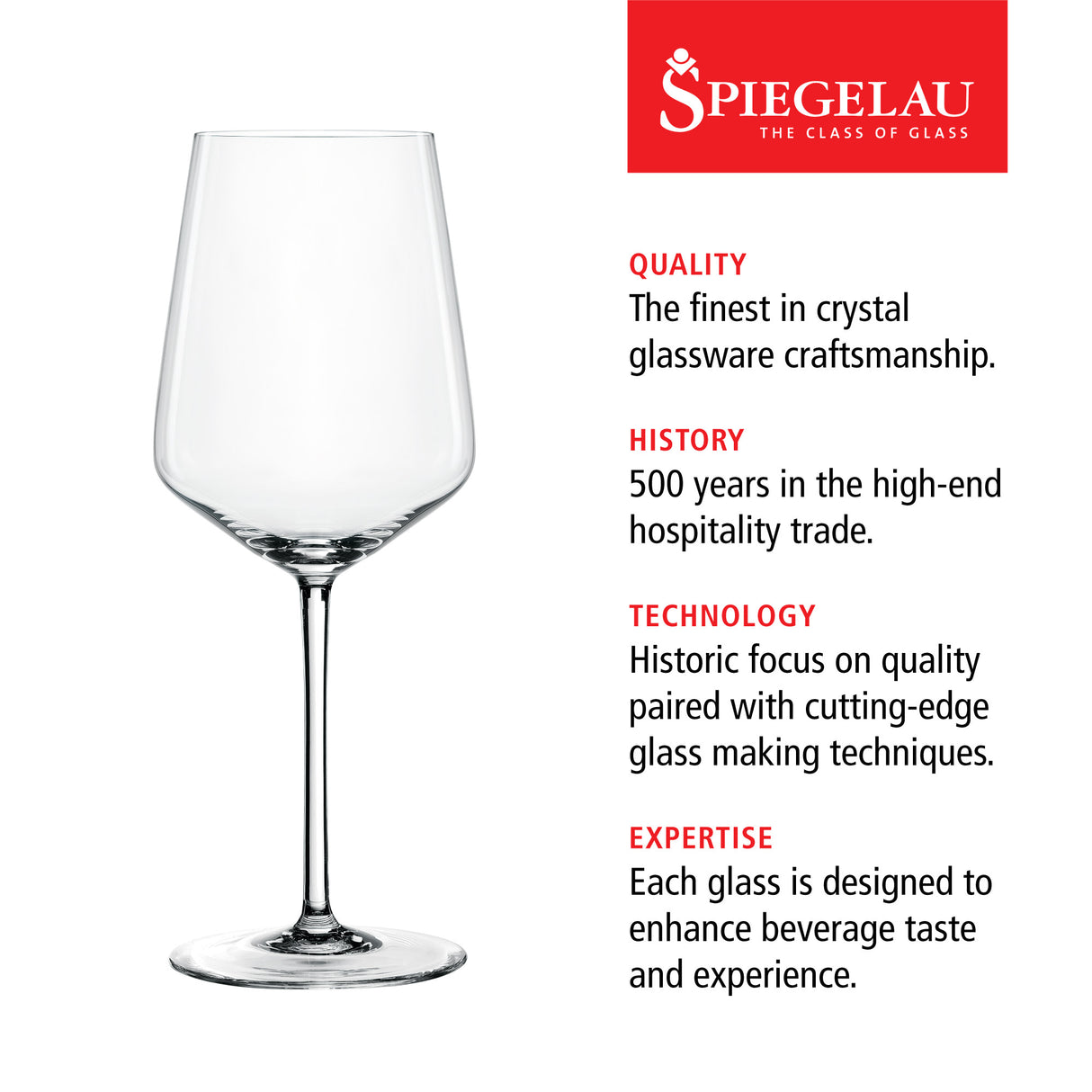 Style Red and White Wine Glasses, Set of 12