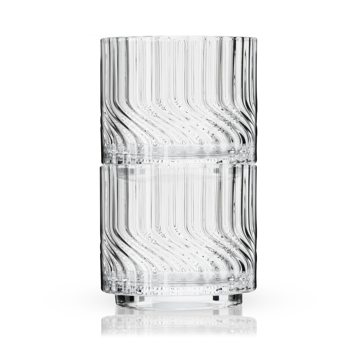 Zephyr Crystal Lowball Tumblers, Set of 2