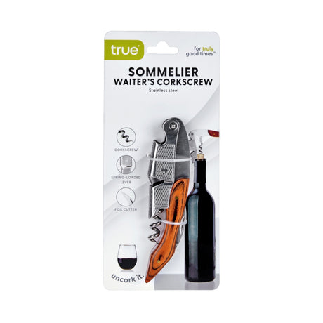 Sommelier Professional Corkscrew with Wood Handle