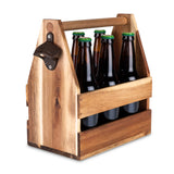 Acacia Wood Beer Caddy