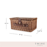 Newport Wicker Picnic Basket Set