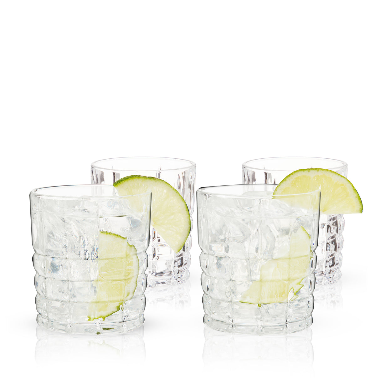 Highland Crystal DOF Tumblers, Set of 4