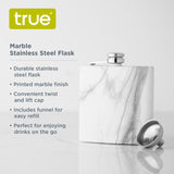 Trueflask 6 oz Stainless Steel Flask in Marble