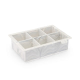 Marbled 2" Silicone Ice Cube Tray in Marble