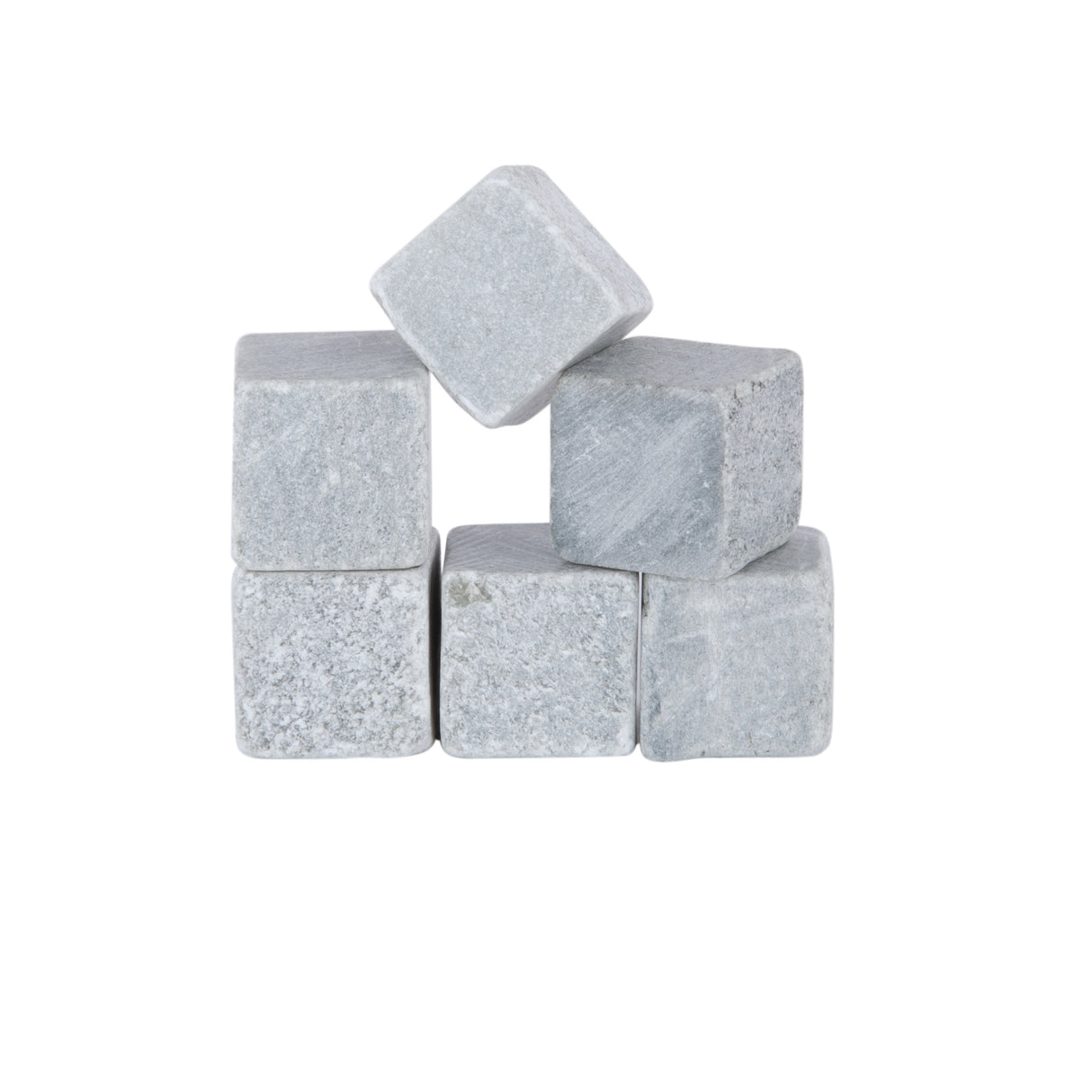 Glacier Rocks Soapstone Cubes, Set of 6