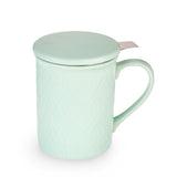 Annette Souk Ceramic Tea Infuser Mug in Mint