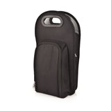 Metro Insulated 2-Bottle Tote Set in Black