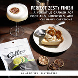 Dehydrated Lime Cocktail Garnish, 1.3 oz