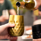 Paragon Stainless Steel Wine Tumbler in Gold