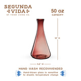 Segunda Vida Rosado Recycled Wine Decanter