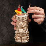 Pacific High Tide Tiki Mugs, Set of 2