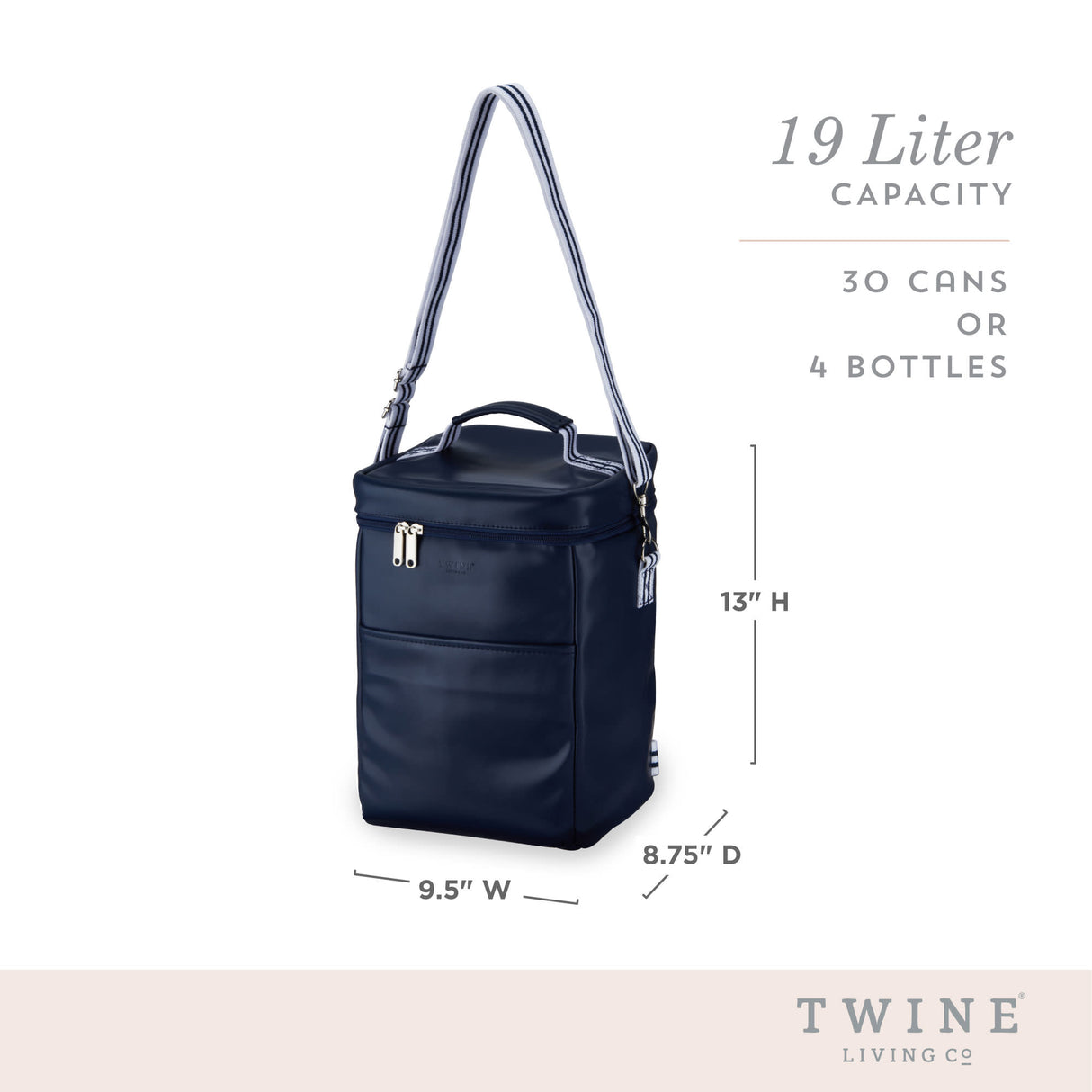 Insulated Cooler Backpack in Navy