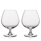 Raye Crystal Wingback Brandy Glasses, Set of 2