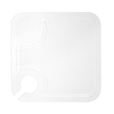 Acrylic Appetizer Plate & Wine Glass Holder, Bulk