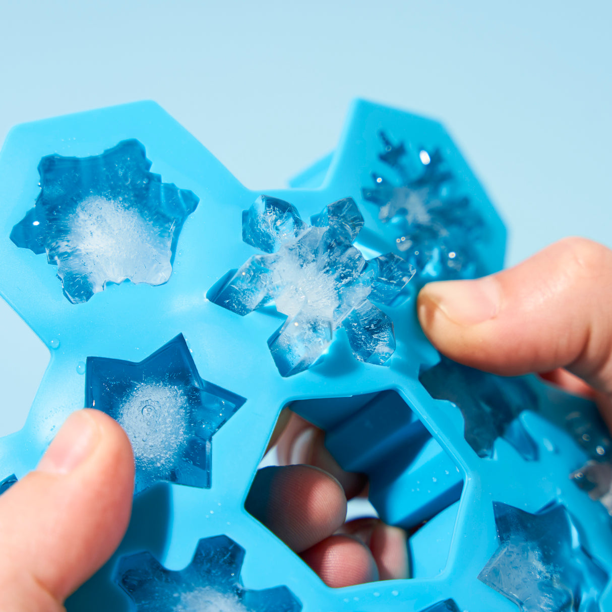 TrueZoo Snowflake Silicone Ice Cube Tray