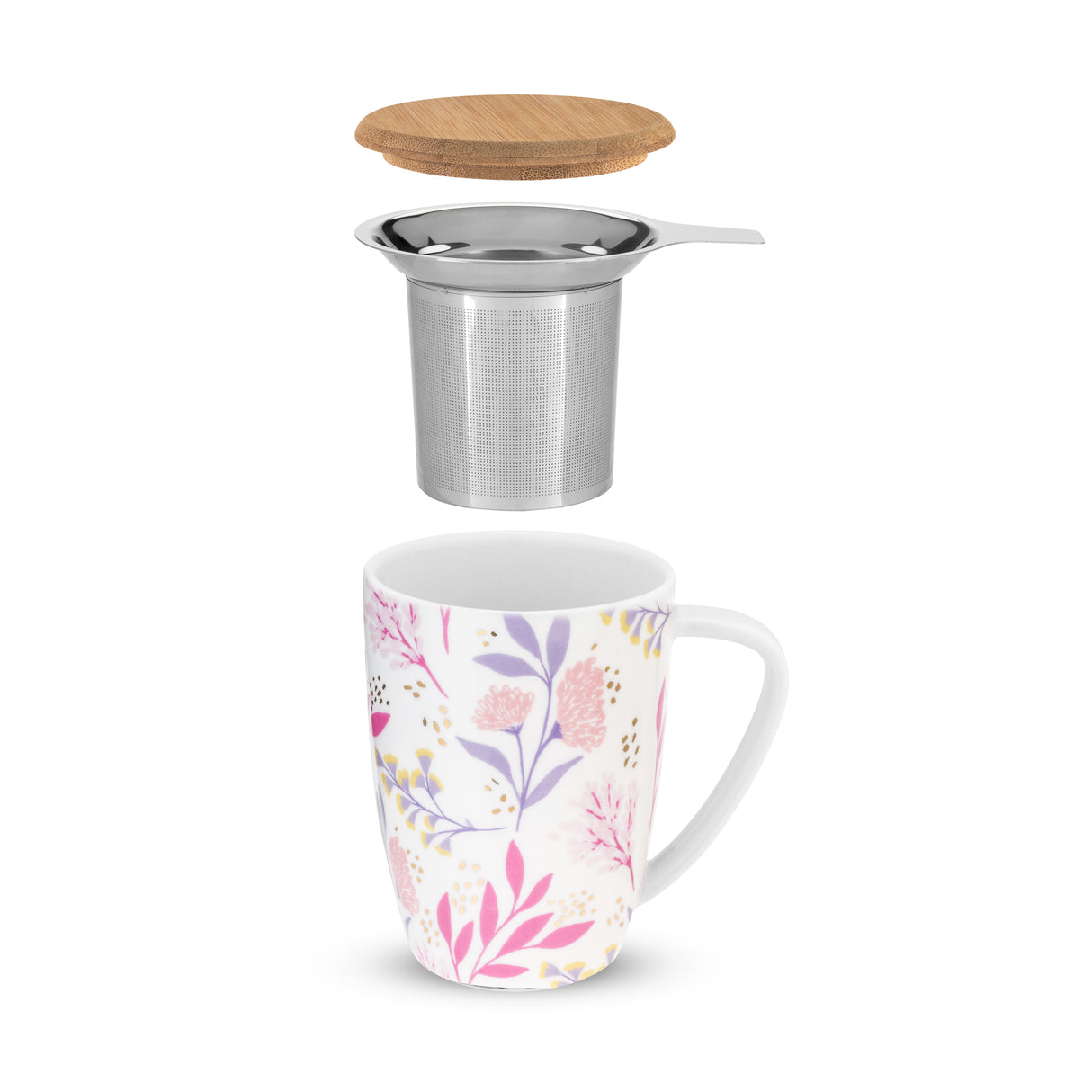 Bailey Botanical Bliss Ceramic Tea Infuser Mug