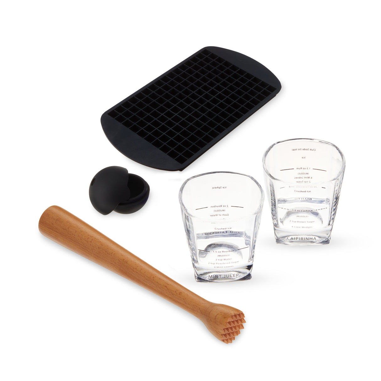 Muddled 5-Piece Mixologist Barware Set