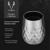 Paragon Stainless Steel Wine Tumbler in Platinum