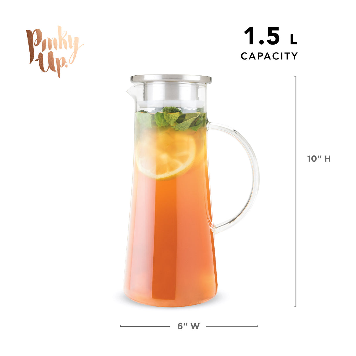 Charlie Glass Iced Tea Carafe