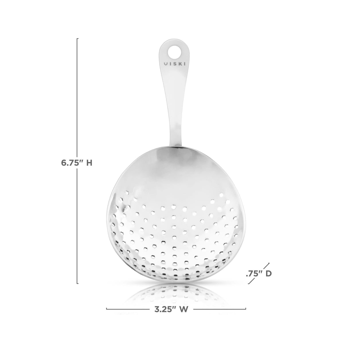 Harrison Julep Strainer in Stainless Steel