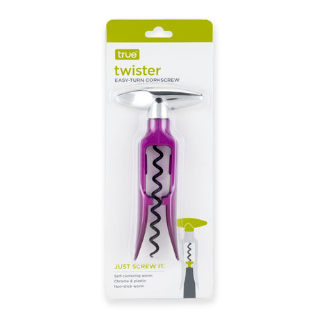 Twister Easy-Turn Corkscrew in Assorted Metalic Colors