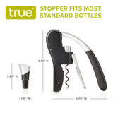 Lever Corkscrew and Stoppers, Set of 3