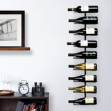 Align Wall-Mounted 9-Bottle Wine Rack