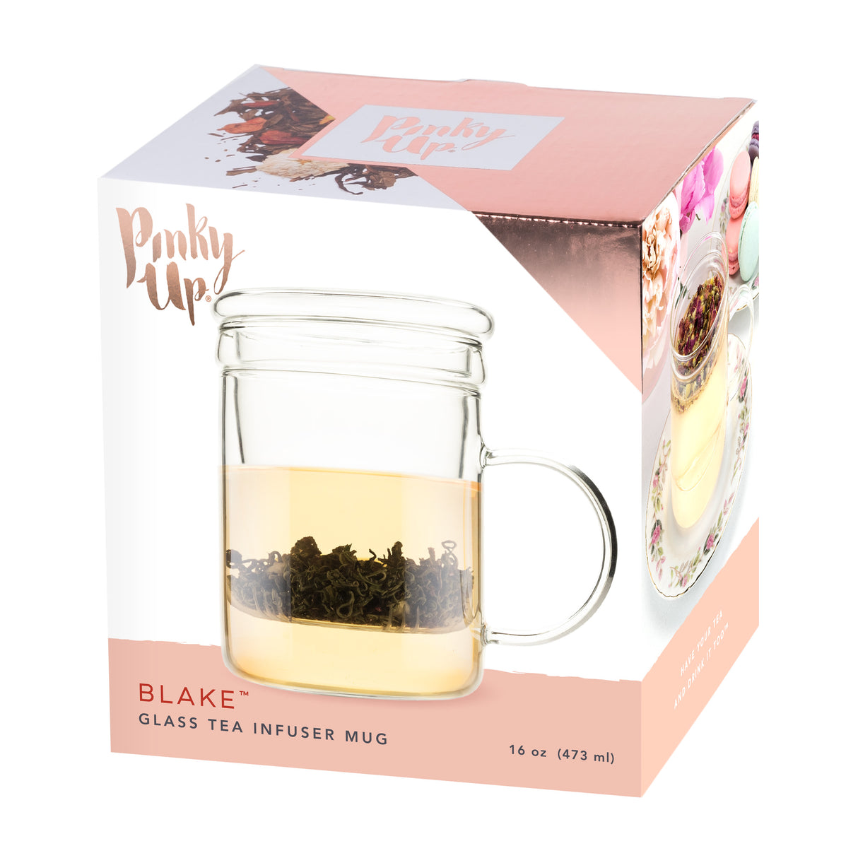 Blake Glass Infuser Mug