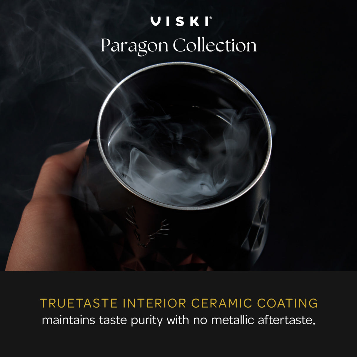 Paragon Stainless Steel Whiskey Taster in Obsidian