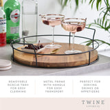 Modern Manor Acacia Cocktail Tray