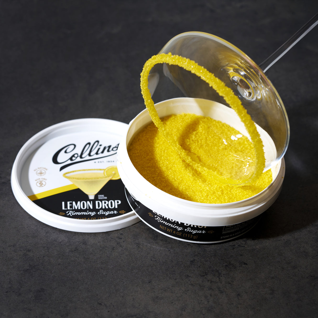 Lemon Drop Rimming Sugar, 4 oz