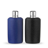 Rogue 10 oz Plastic Flask in Assorted Blue & Black