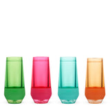 Champagne FREEZE Cooling Cup in Assorted Vivid Colors, CDU 12ct