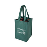 4-Bottle Non-Woven Tote in Green