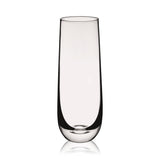 Stemless Champagne Flutes, Set of 8