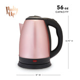 Parker Electric Tea Kettle in Rose Gold