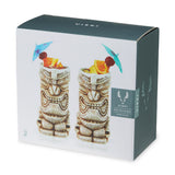 Pacific High Tide Tiki Mugs, Set of 2