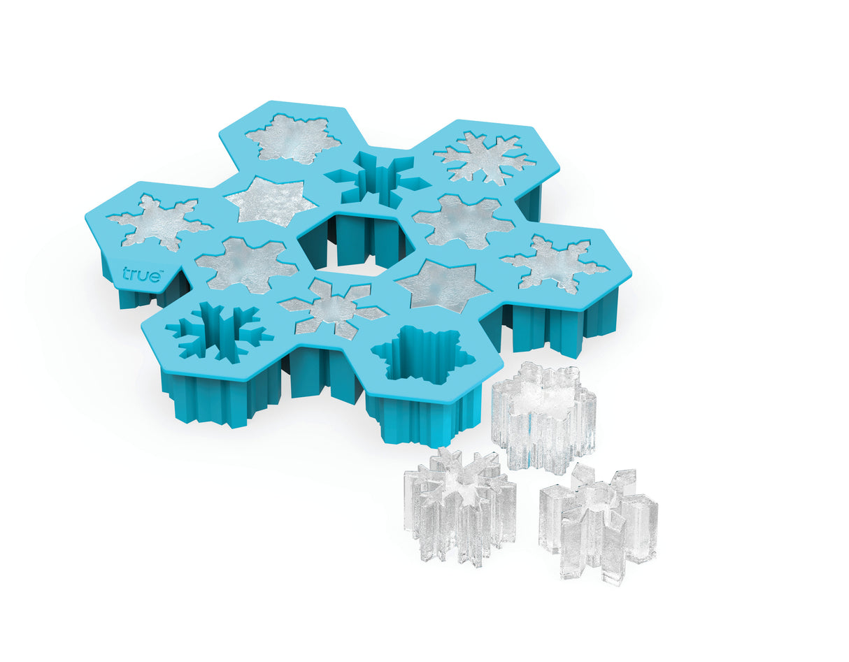 TrueZoo Snowflake Silicone Ice Cube Tray