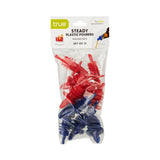 Steady Pour Spout in Blue & Red, Set of 12
