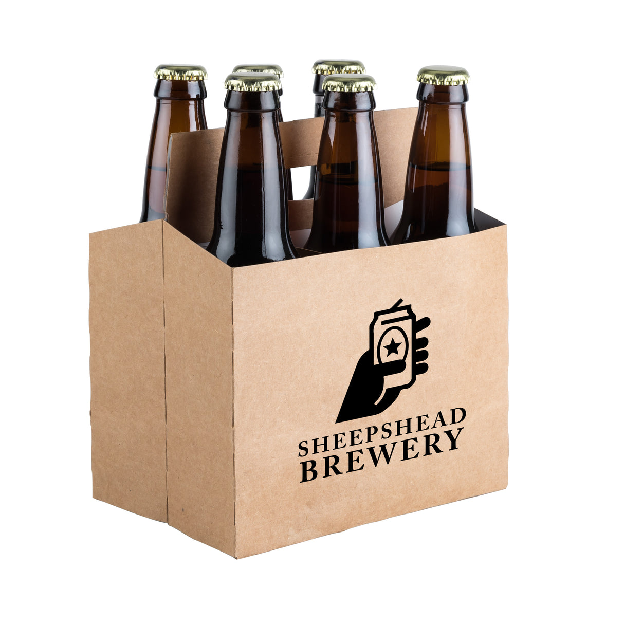 6-Pack Cardboard Beer Carrier