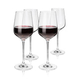 Reserve Inez Crystal Bordeaux Glasses, Set of 4