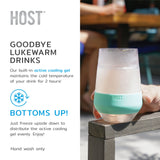 Wine FREEZE XL Cooling Cup in Mint